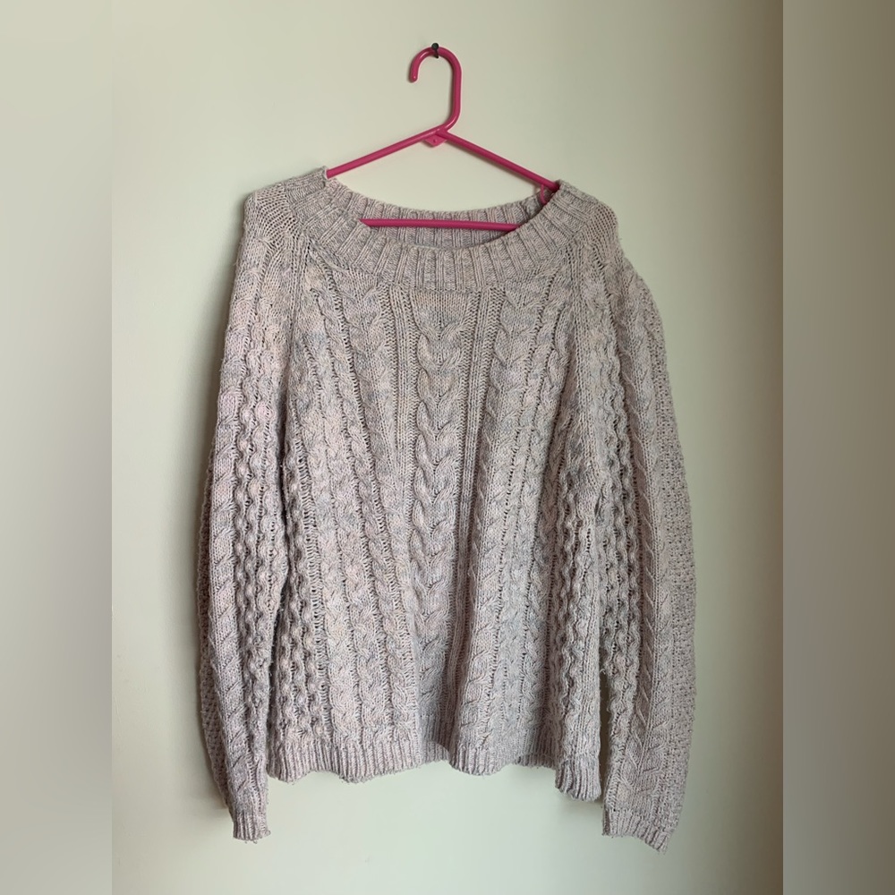 John + Jenn Chunky Cable Knit Sweater